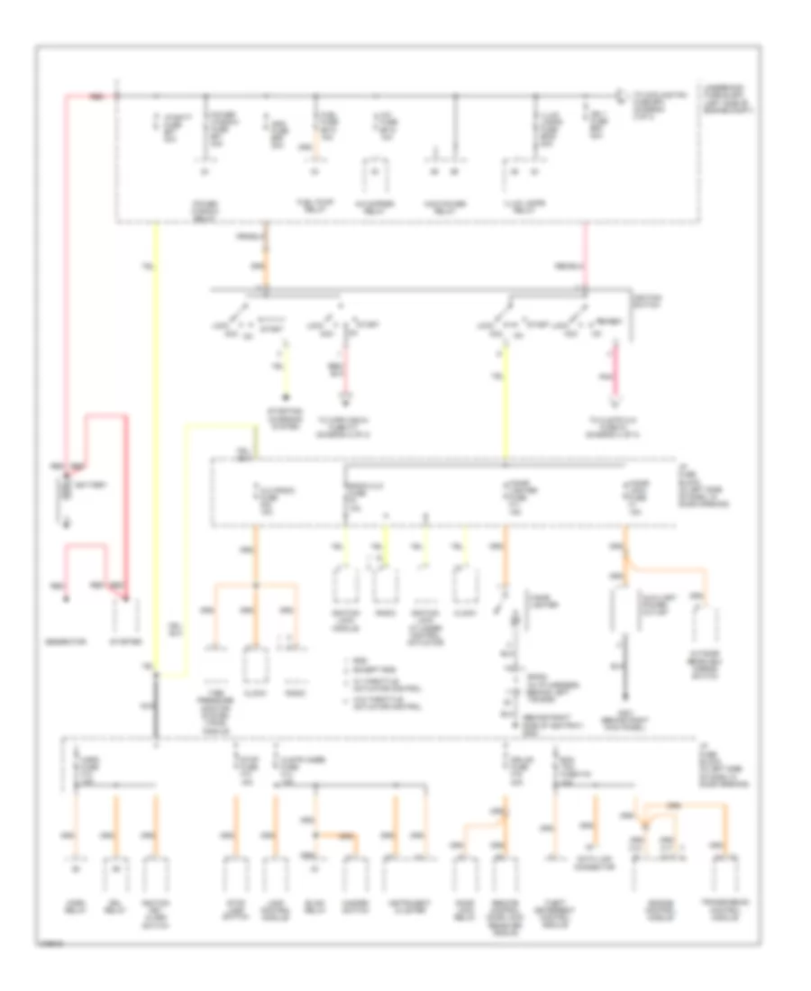 Power Distribution Wiring Diagram Hatchback 1 of 3 for Chevrolet Aveo 2008