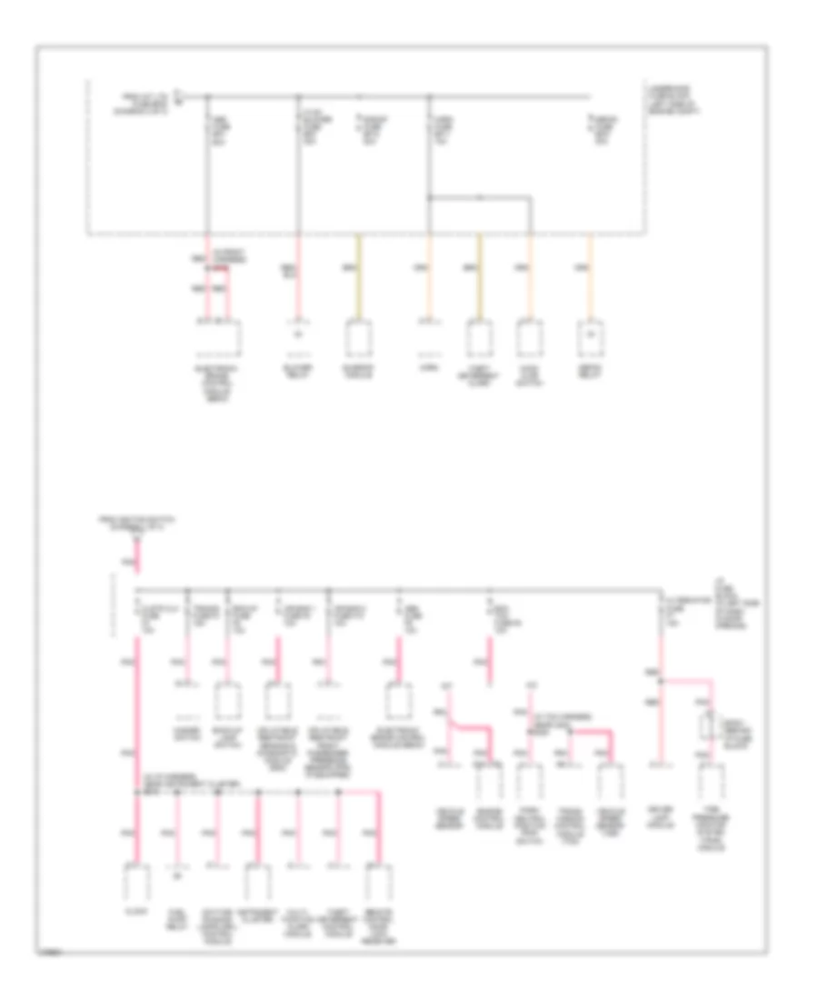 Power Distribution Wiring Diagram Hatchback 3 of 3 for Chevrolet Aveo 2008