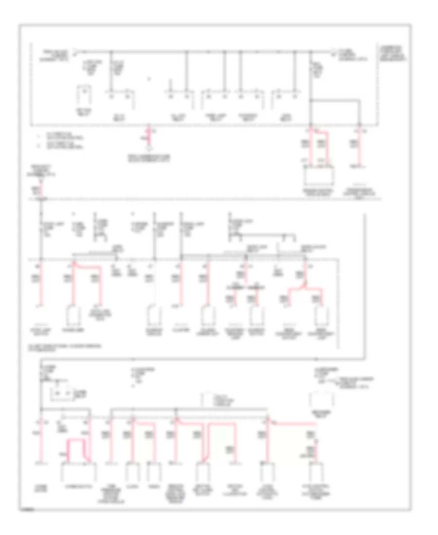 Power Distribution Wiring Diagram, Notchback (2 of 3) for Chevrolet Aveo 2008