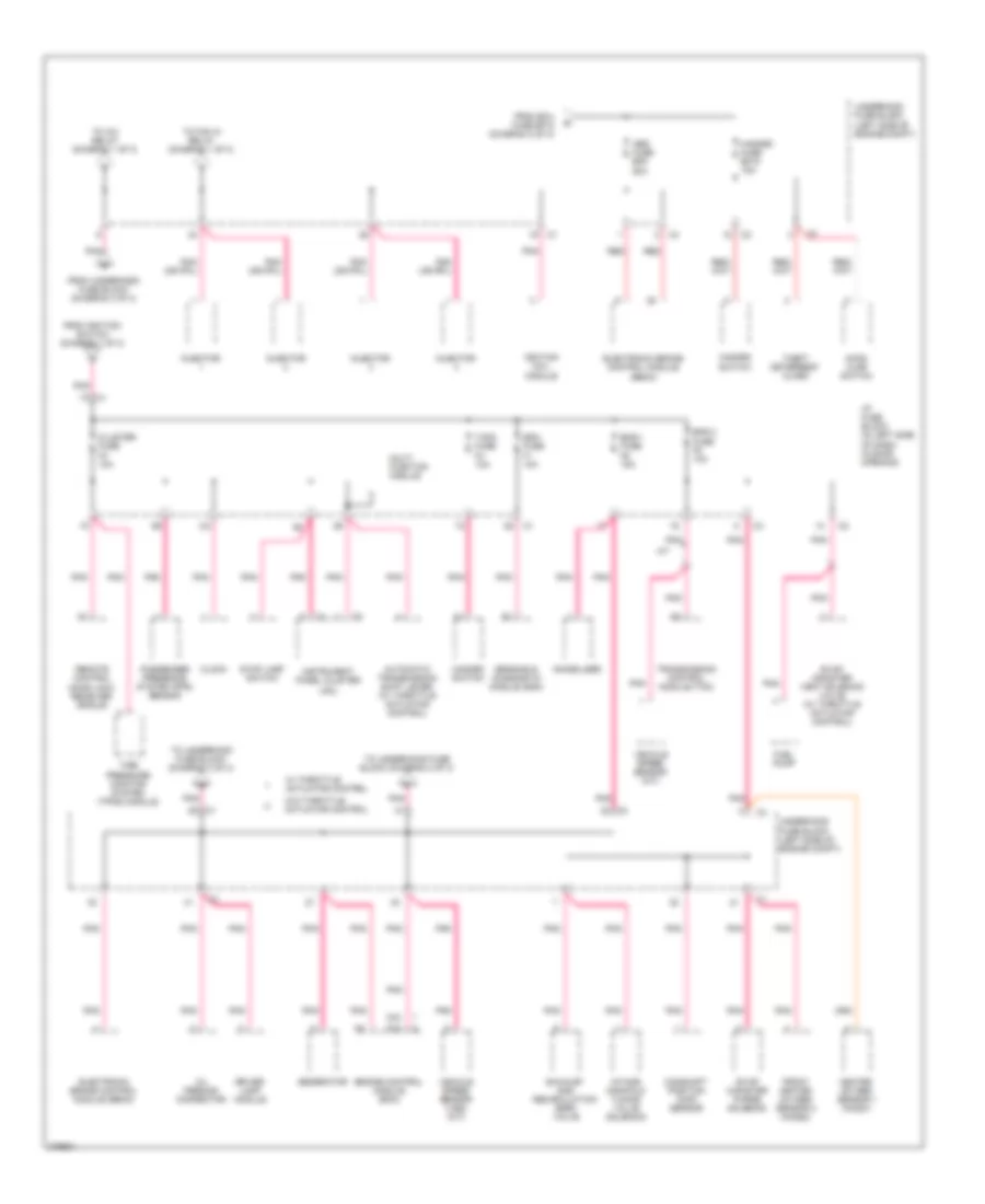 Power Distribution Wiring Diagram Notchback 3 of 3 for Chevrolet Aveo 2008