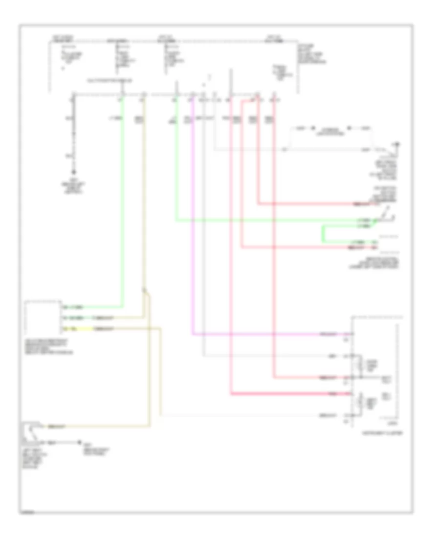 Chime Wiring Diagram, Notchback for Chevrolet Aveo 2008