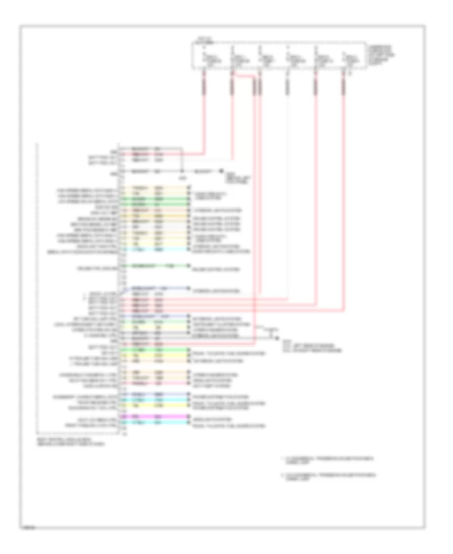 Body Control Modules Wiring Diagram 1 of 2 for Chevrolet Express LT 2014 3500