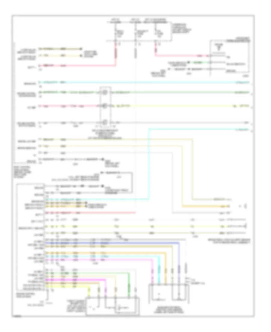 Cruise Control Wiring Diagram 1 of 2 for Chevrolet Express LT 2014 3500