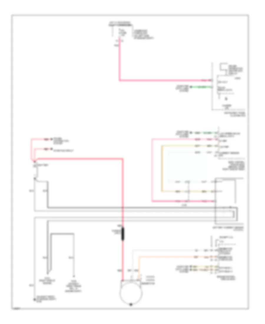 4 8L VIN A Charging Wiring Diagram for Chevrolet Express LT 2014 3500