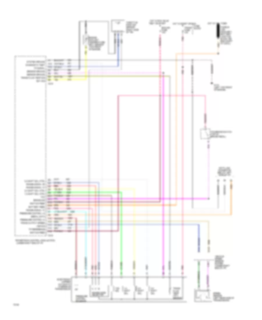 4 3L VIN Z Transmission Wiring Diagram 4L60 E for Chevrolet Pickup C1993 2500