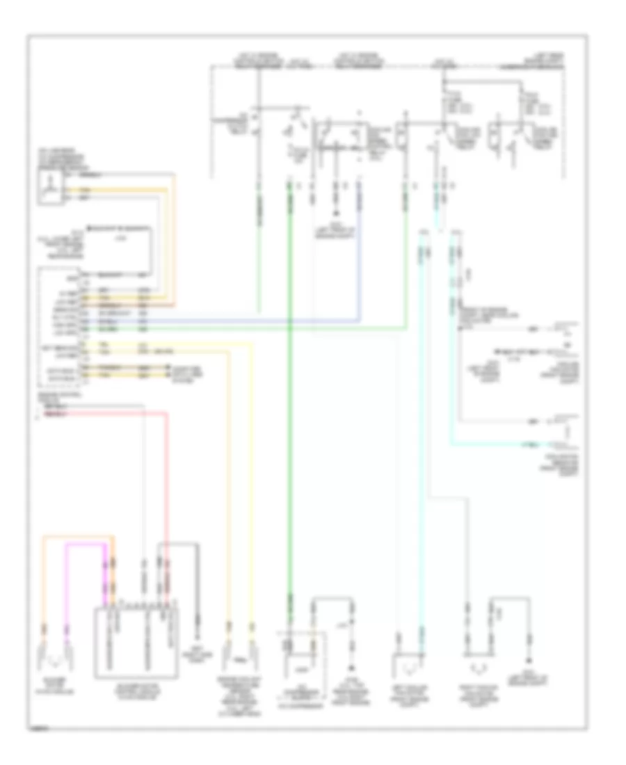 Automatic A C Wiring Diagram 2 of 2 for Chevrolet Equinox LS 2012