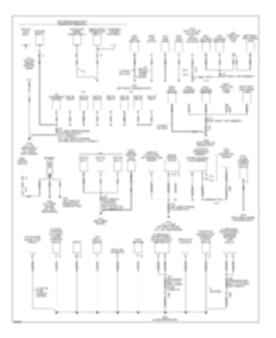 Ground Distribution Wiring Diagram 1 of 4 for Chevrolet Equinox LS 2012