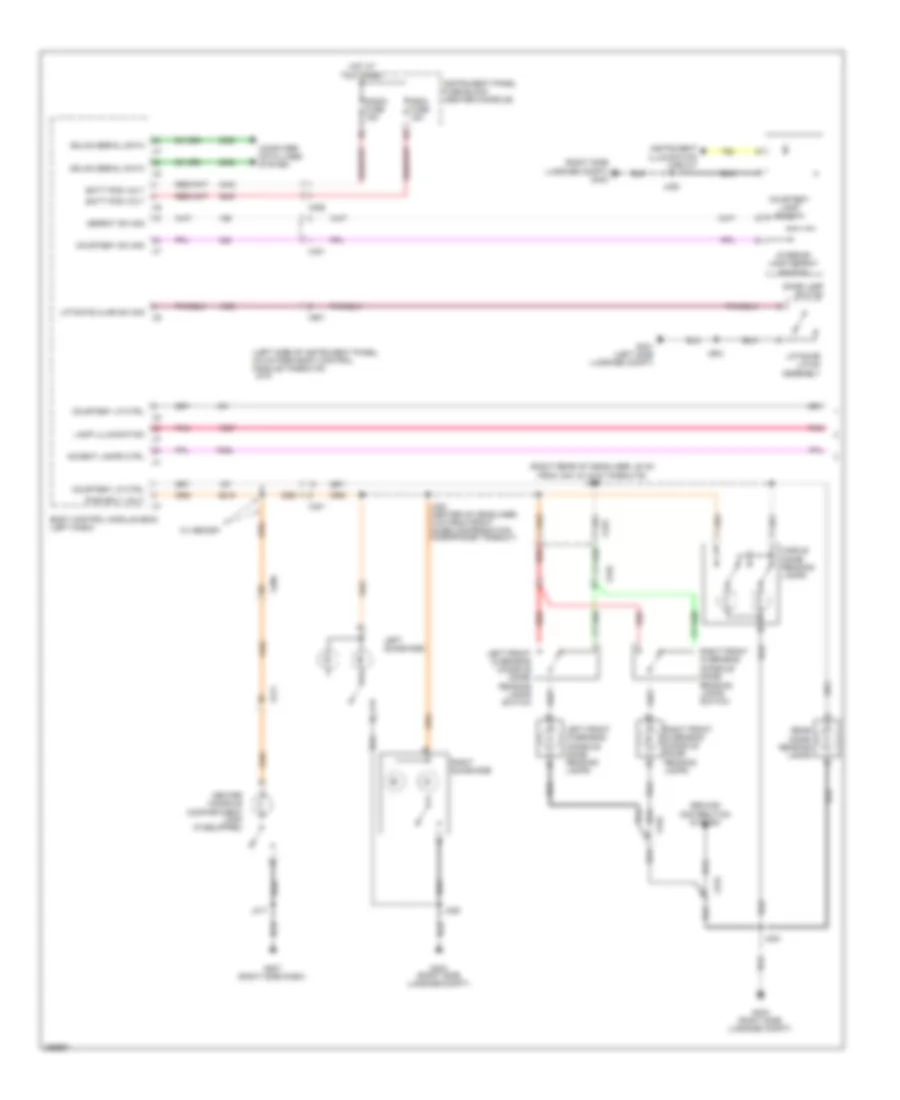 Courtesy Lamps Wiring Diagram 1 of 2 for Chevrolet Equinox LS 2012