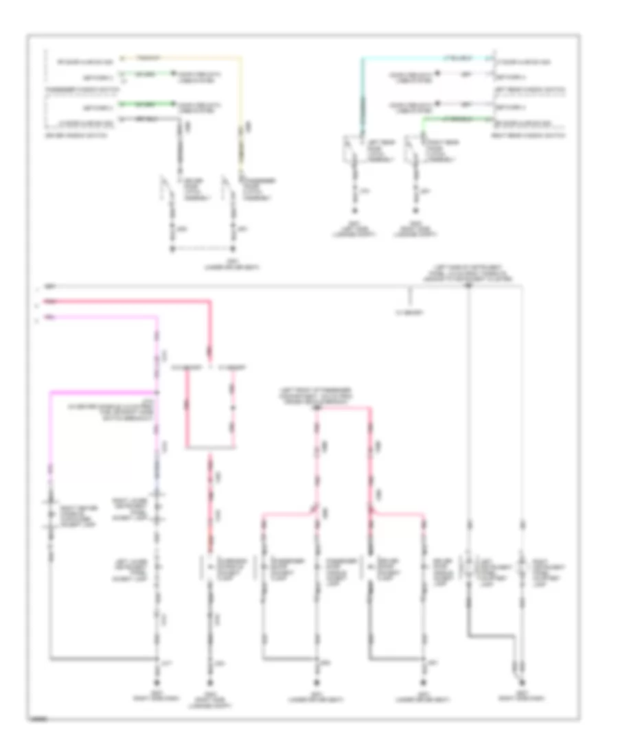 Courtesy Lamps Wiring Diagram (2 of 2) for Chevrolet Equinox LS 2012
