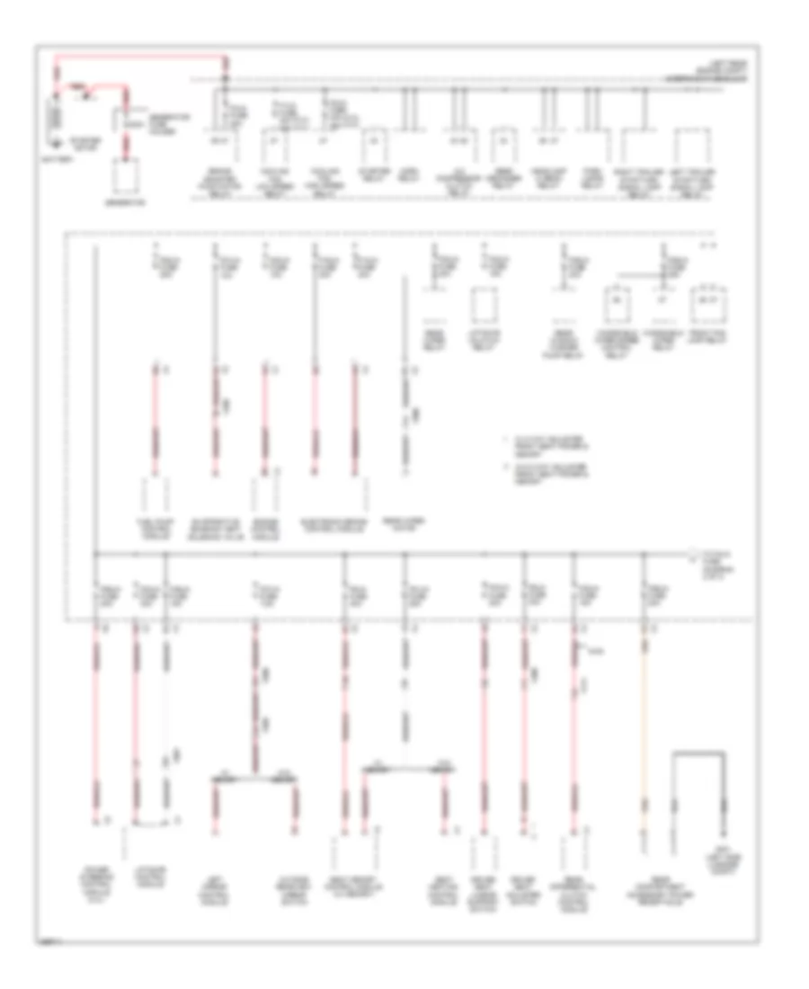 Power Distribution Wiring Diagram 1 of 4 for Chevrolet Equinox LS 2012
