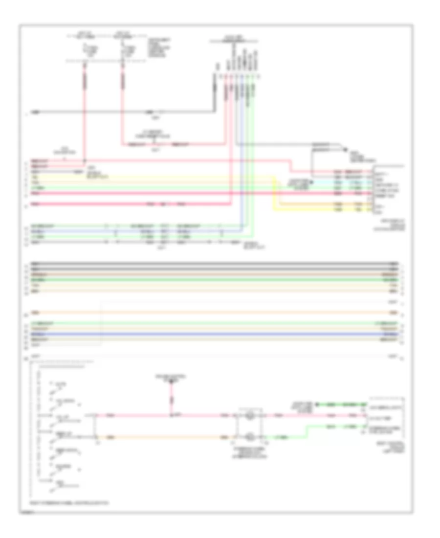 Radio Wiring Diagram (2 of 3) for Chevrolet Equinox LS 2012
