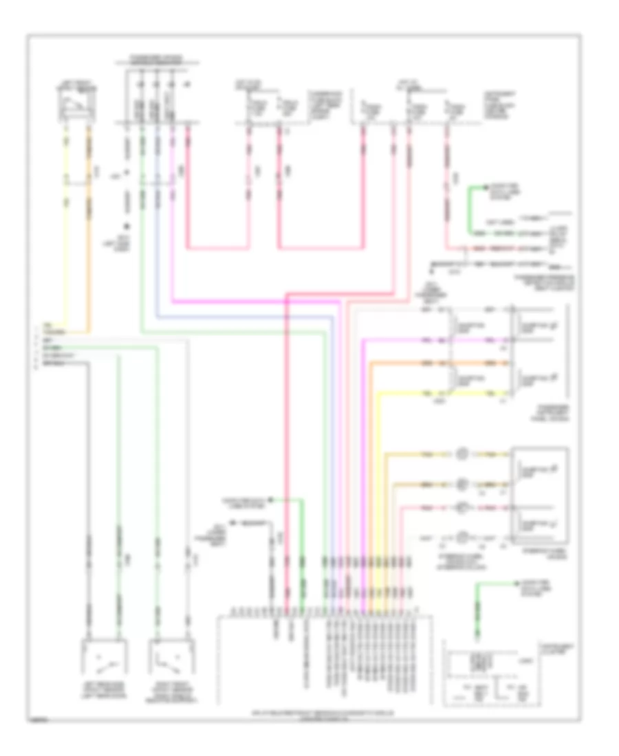 Supplemental Restraints Wiring Diagram (2 of 2) for Chevrolet Equinox LS 2012