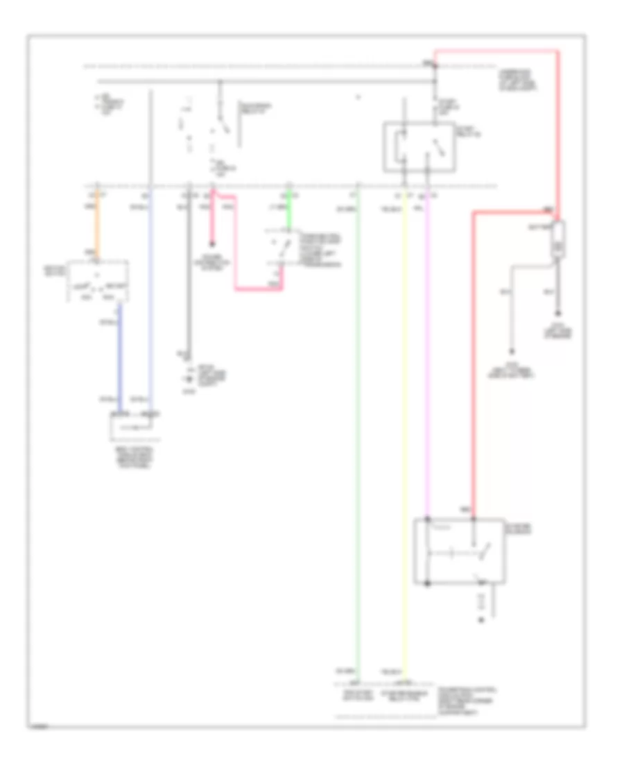 Starting Wiring Diagram, AT for Chevrolet Colorado 2004
