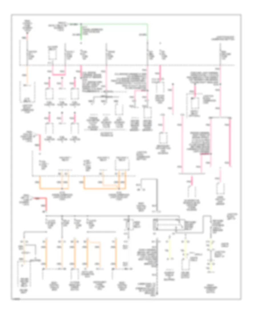 Power Distribution Wiring Diagram 3 of 5 for Chevrolet Impala 2001