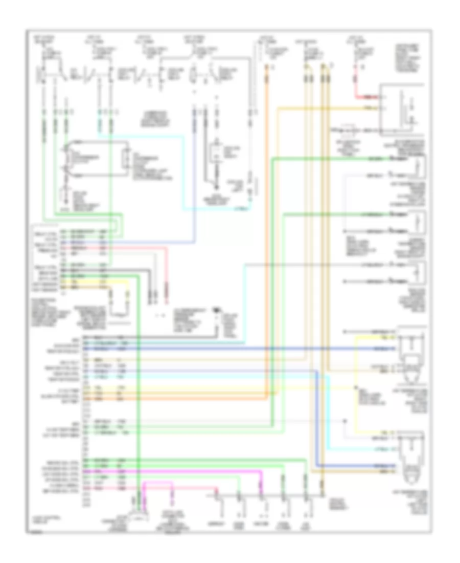 Automatic AC Wiring Diagram for Chevrolet Corvette 2002