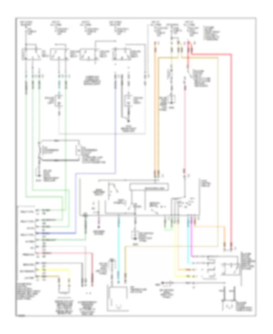 Manual AC Wiring Diagram for Chevrolet Corvette 2002