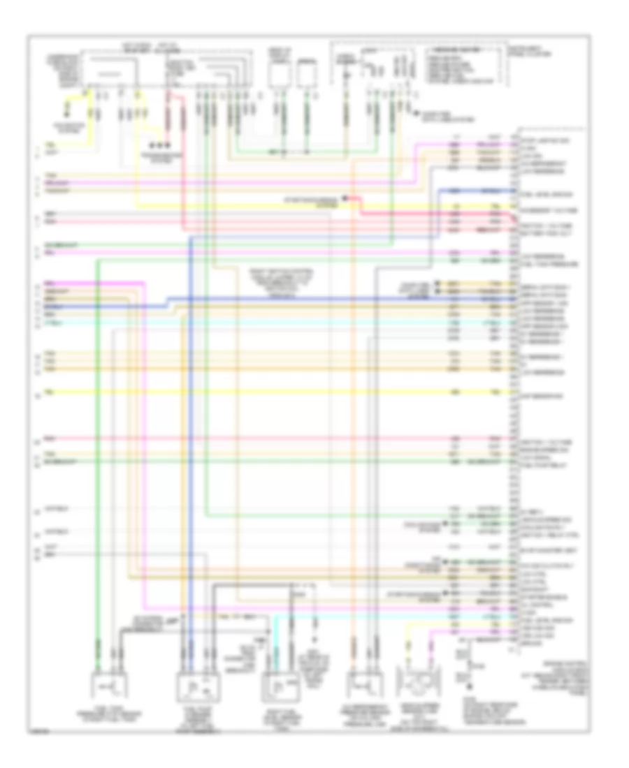 6 0L VIN U Engine Performance Wiring Diagram 4 of 4 for Chevrolet Corvette 2006