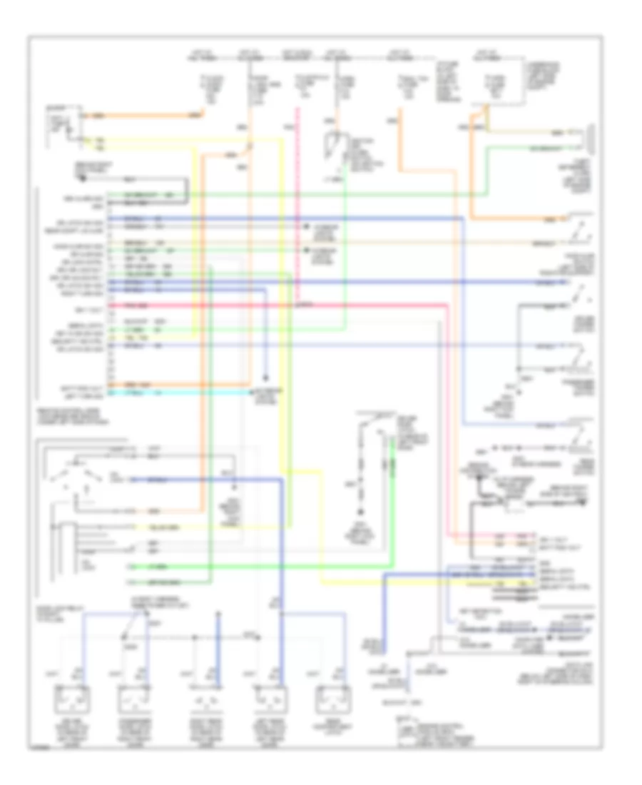 Forced Entry Wiring Diagram Hatchback for Chevrolet Aveo LS 2008