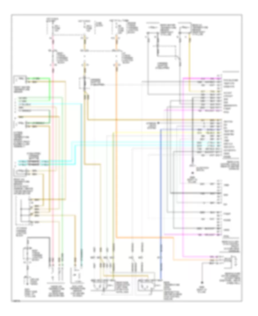 Automatic AC Wiring Diagram (2 of 2) for Chevrolet Suburban K1500 2000