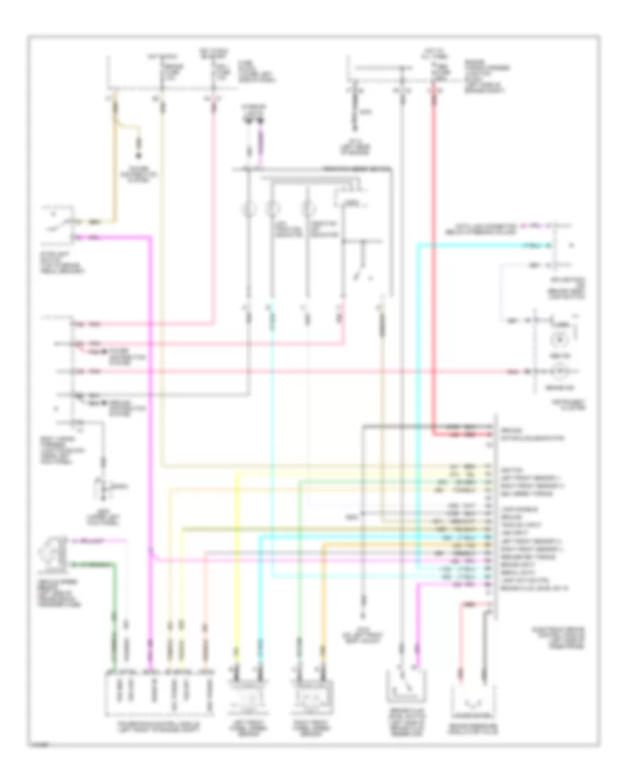 Anti lock Brake Wiring Diagrams with Traction Control for Chevrolet Suburban K2000 1500