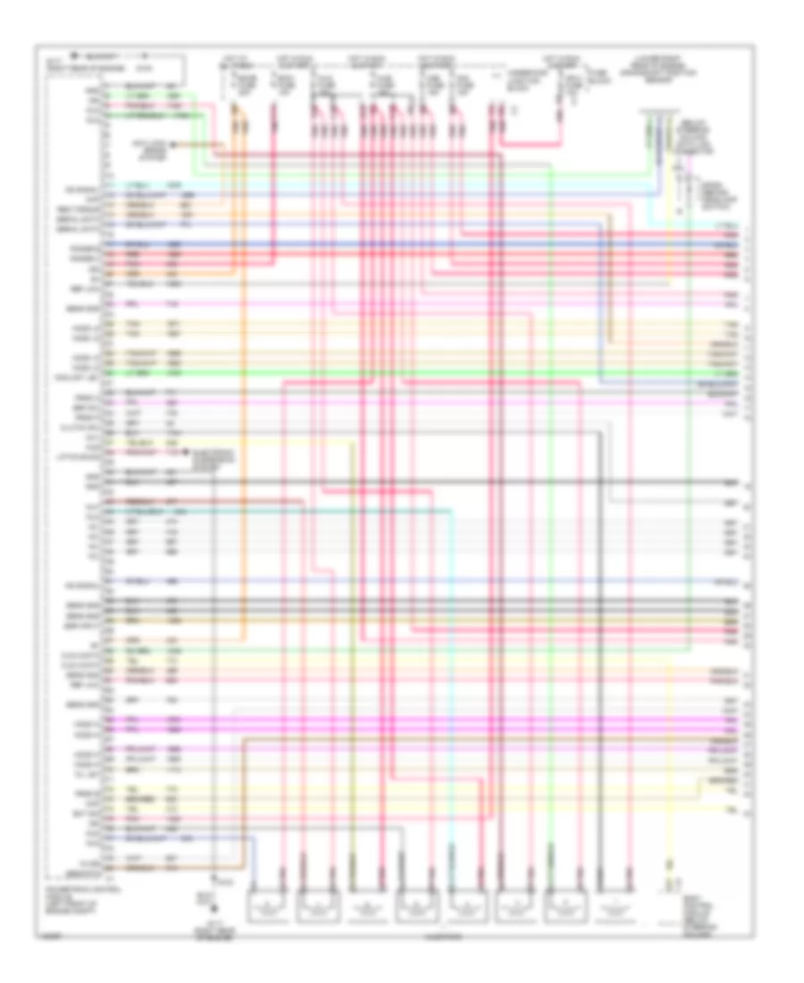 5 3L VIN T Engine Controls Wiring Diagram Except Canadian Built 1 of 5 for Chevrolet Suburban K2000 1500