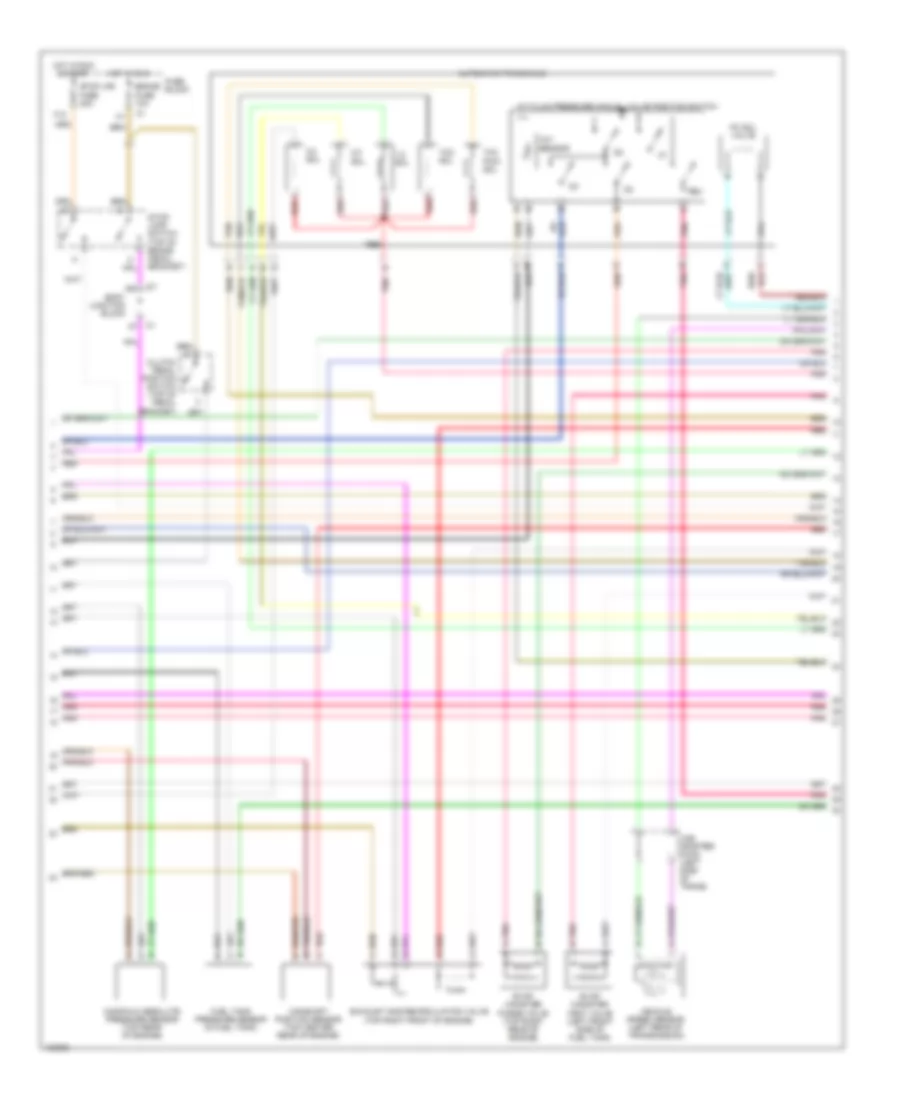 5.3L VIN T, Engine Controls Wiring Diagram, Except Canadian Built (3 of 5) for Chevrolet Suburban K1500 2000