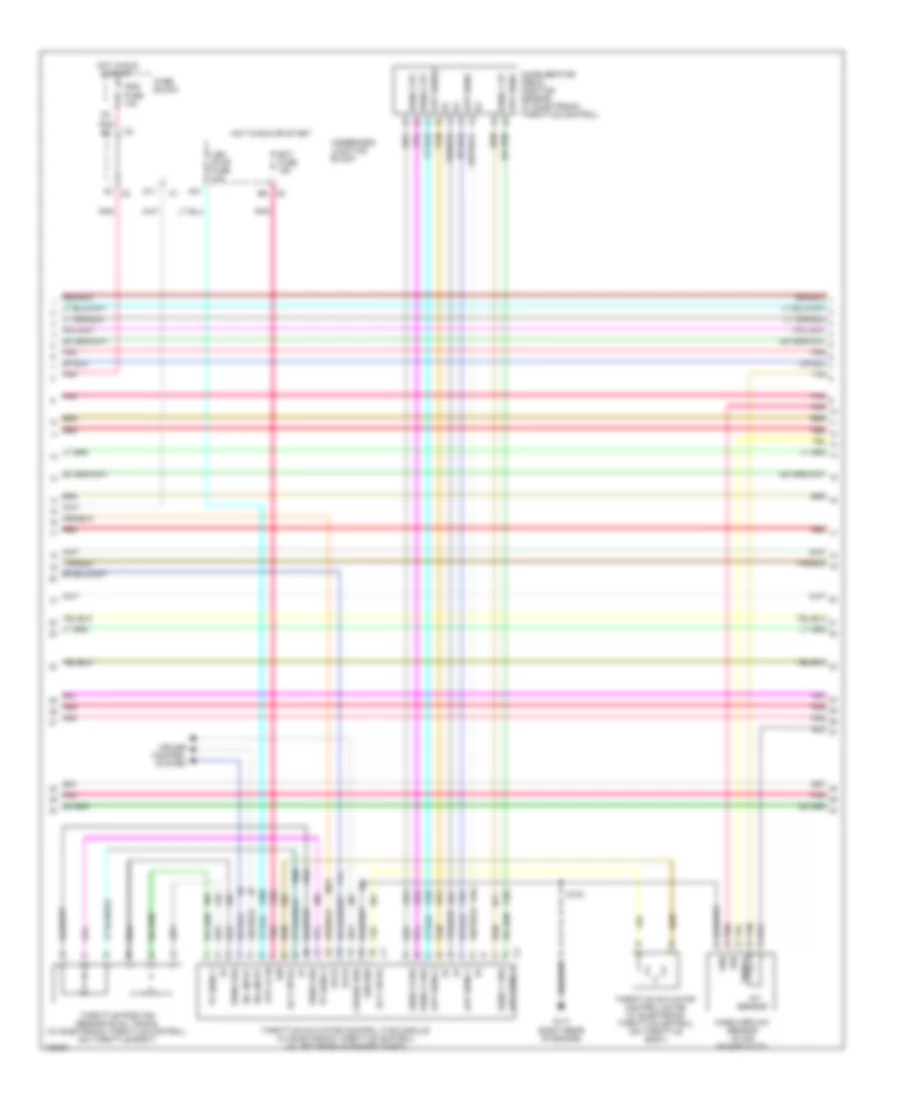 5.3L VIN T, Engine Controls Wiring Diagram, Except Canadian Built (4 of 5) for Chevrolet Suburban K1500 2000