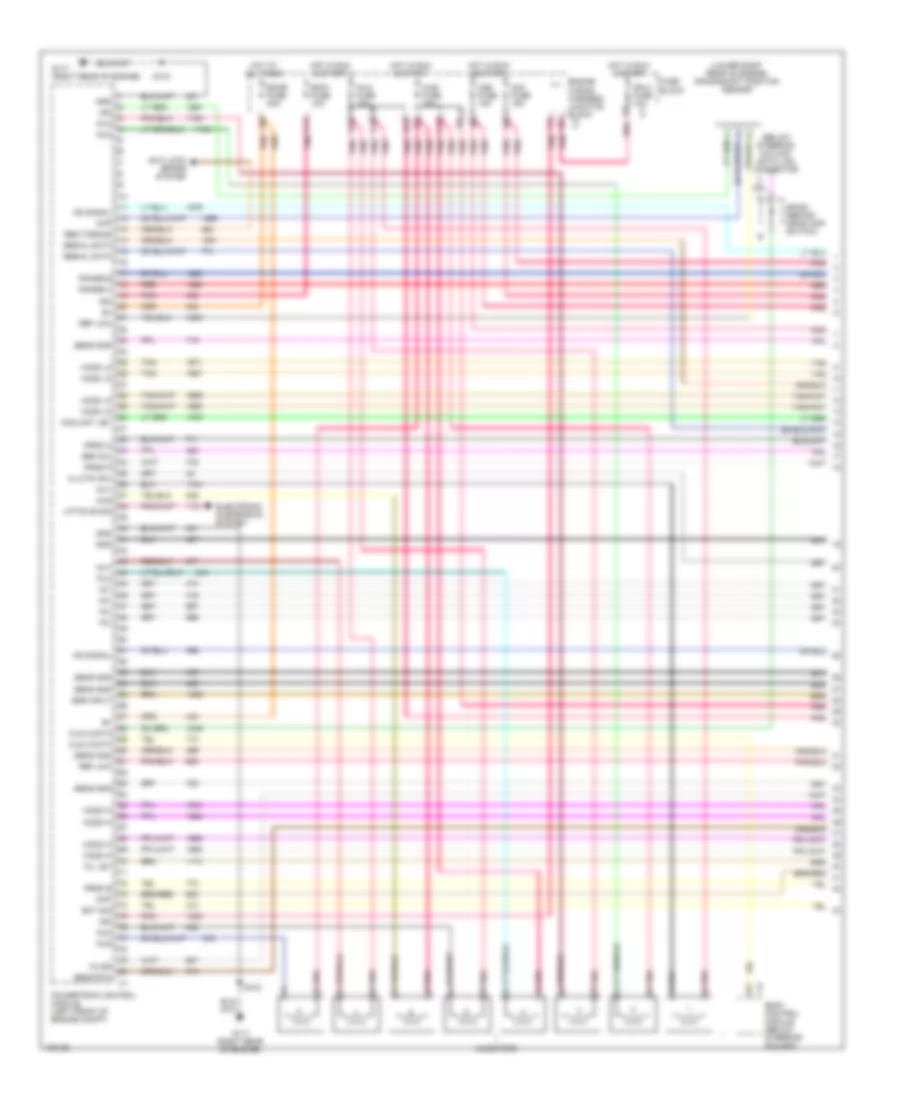 6.0L VIN U, Engine Performance Wiring Diagrams (1 of 5) for Chevrolet Suburban K1500 2000