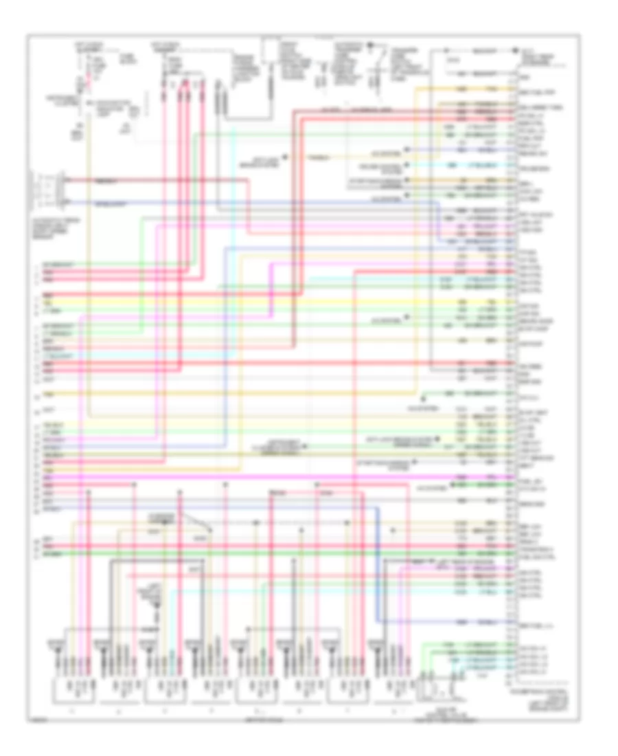 6.0L VIN U, Engine Performance Wiring Diagrams (5 of 5) for Chevrolet Suburban K1500 2000