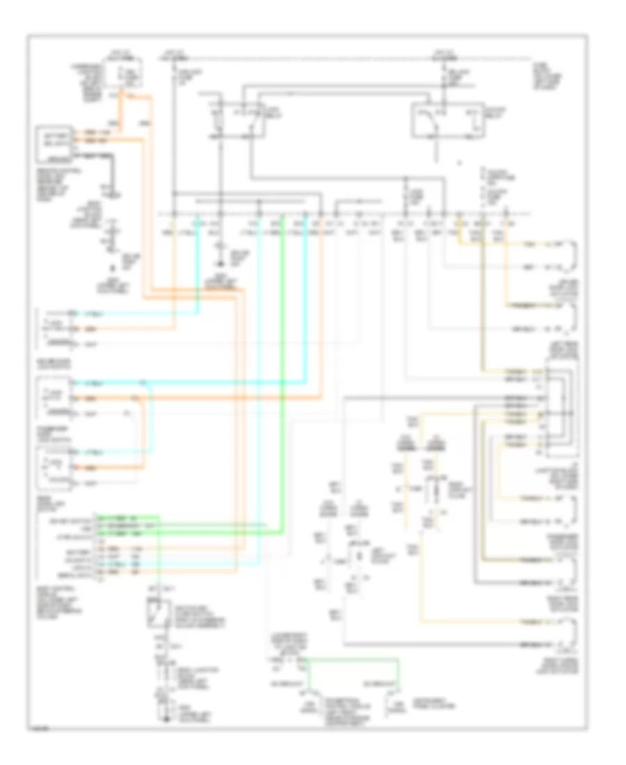 Power Door Lock Wiring Diagram Base for Chevrolet Suburban K2000 1500