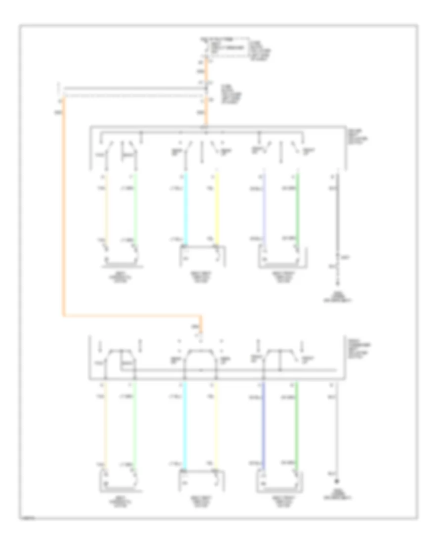 6 Way Power Seat Wiring Diagram for Chevrolet Suburban K2000 1500