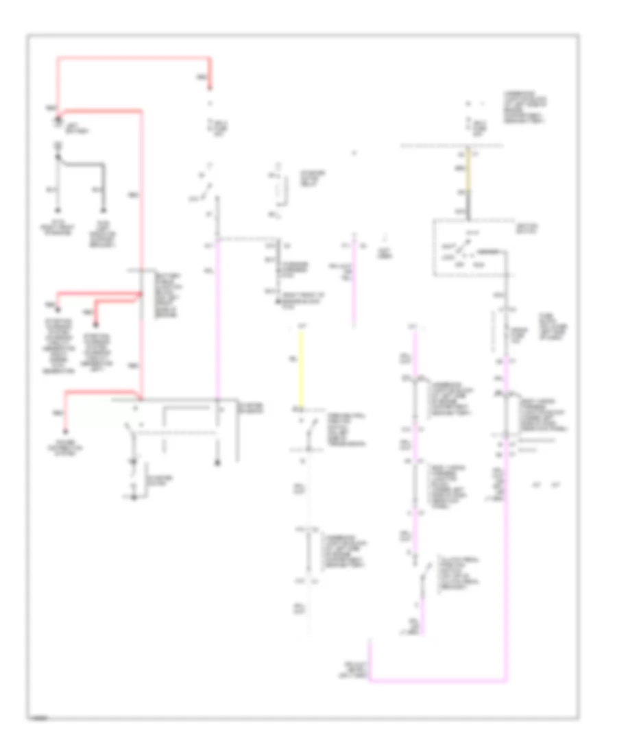 Starting Wiring Diagram for Chevrolet Suburban K1500 2000