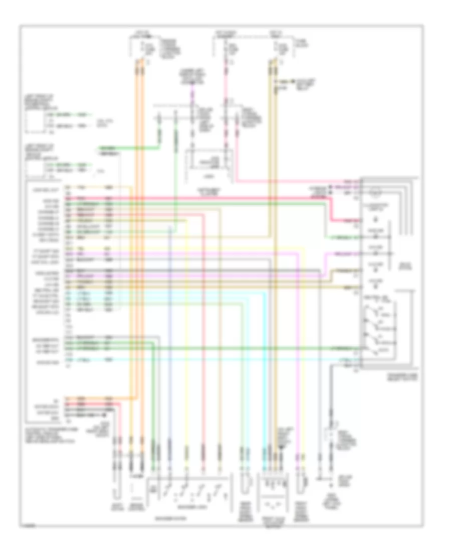 Transfer Case Wiring Diagram, Electronic for Chevrolet Suburban K1500 2000