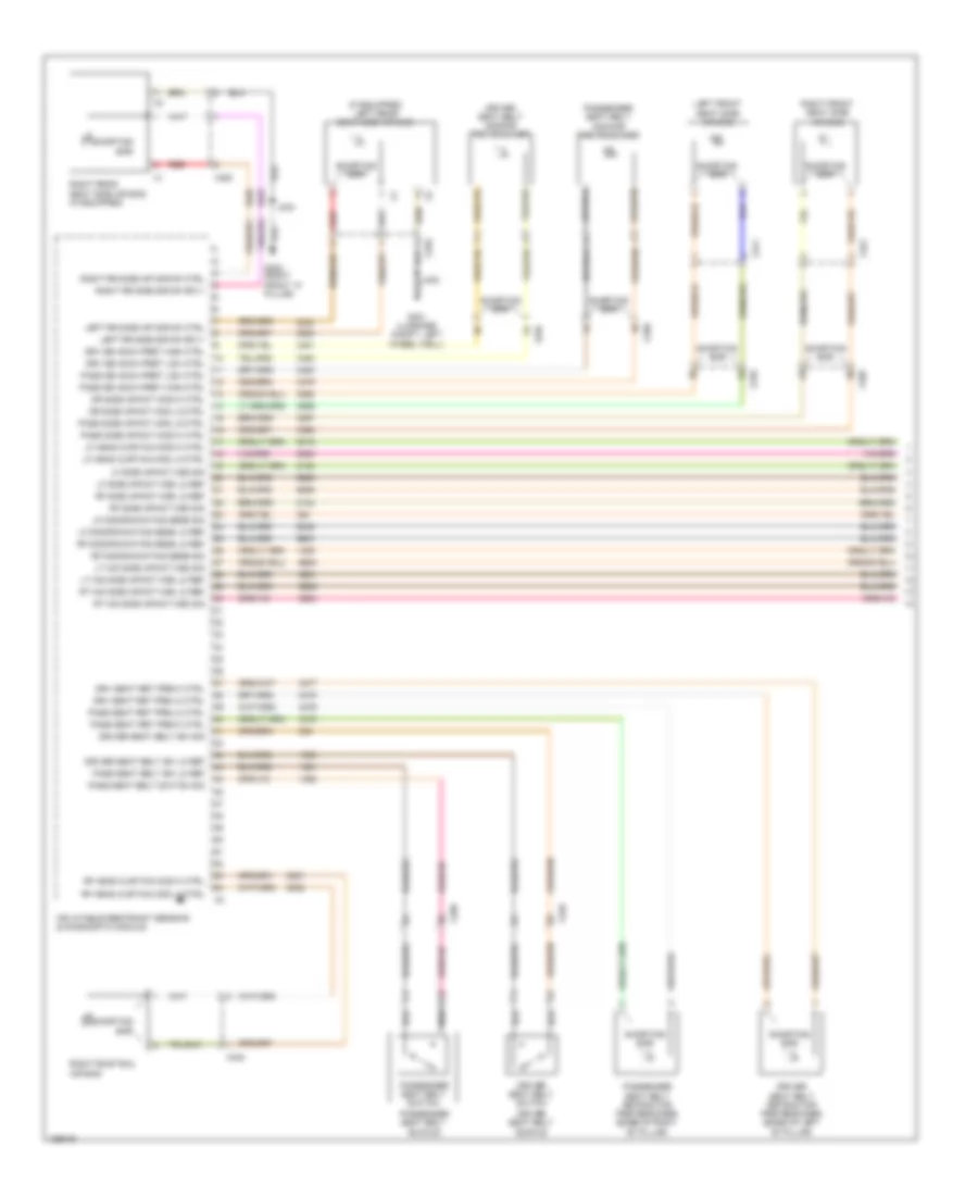 Supplemental Restraints Wiring Diagram 1 of 3 for Chevrolet Impala Eco 2014
