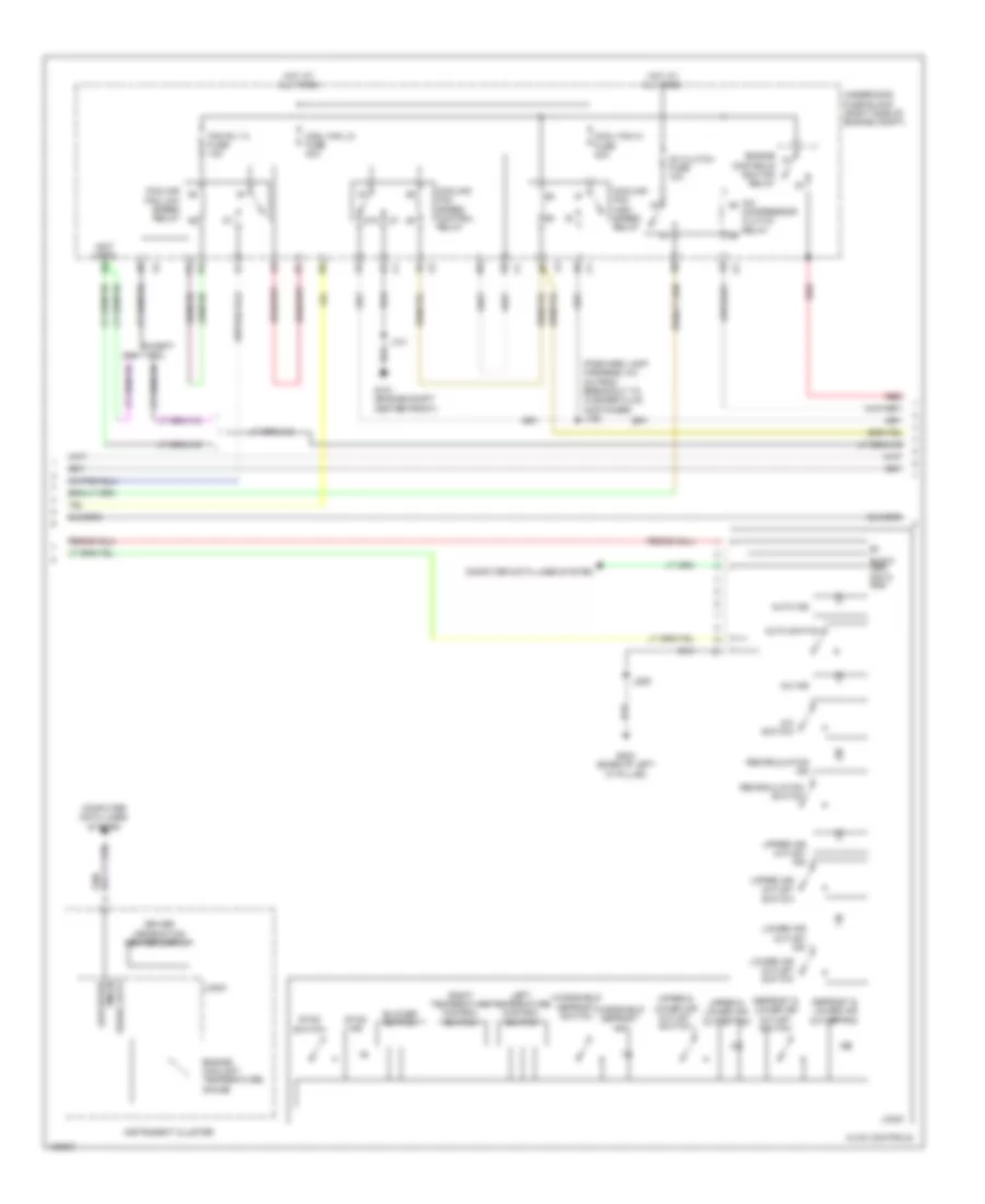 Automatic AC Wiring Diagram (2 of 4) for Chevrolet Impala Eco 2014