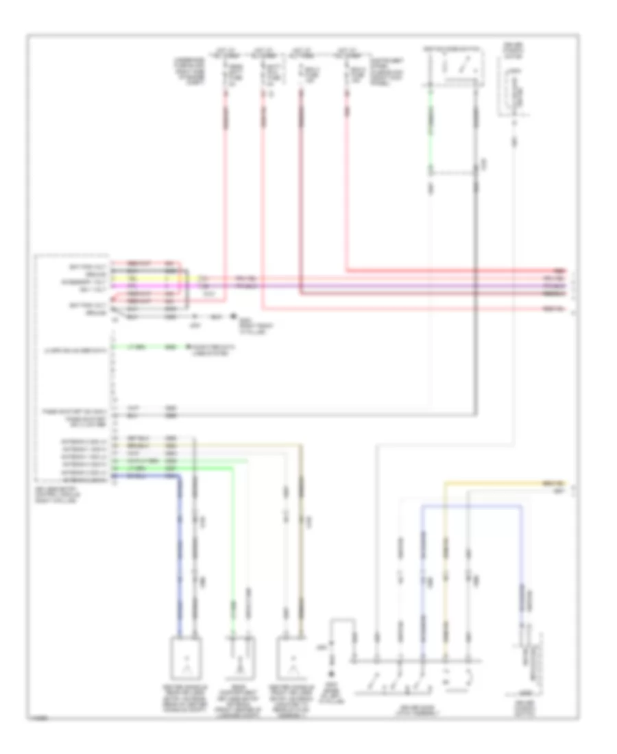 Forced Entry Wiring Diagram with Passive Keyless Entry 1 of 4 for Chevrolet Impala Eco 2014
