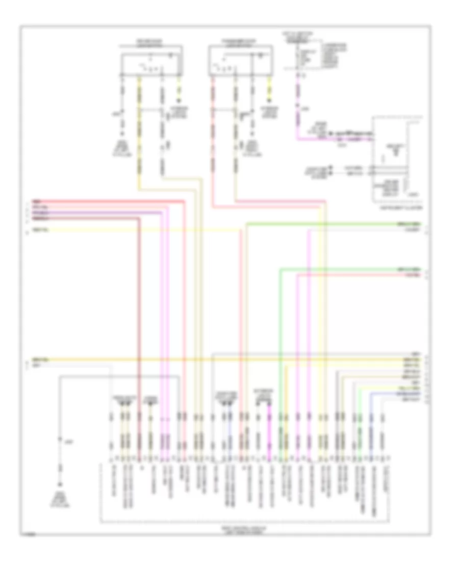 Forced Entry Wiring Diagram, with Passive Keyless Entry (2 of 4) for Chevrolet Impala Eco 2014