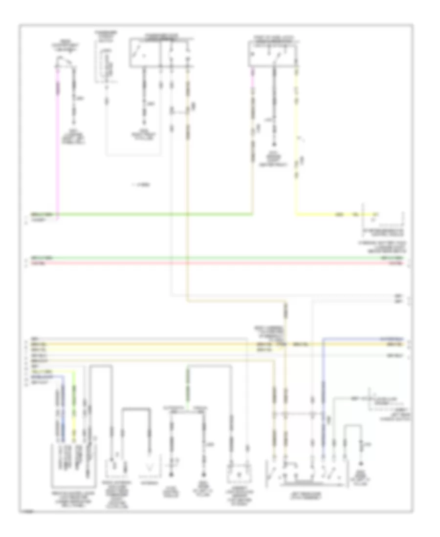 Forced Entry Wiring Diagram, with Passive Keyless Entry (3 of 4) for Chevrolet Impala Eco 2014
