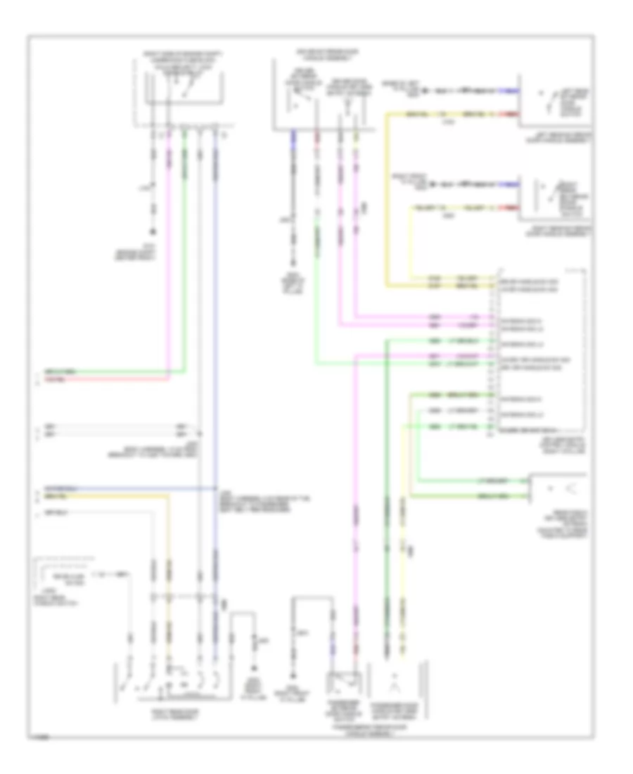 Forced Entry Wiring Diagram, with Passive Keyless Entry (4 of 4) for Chevrolet Impala Eco 2014