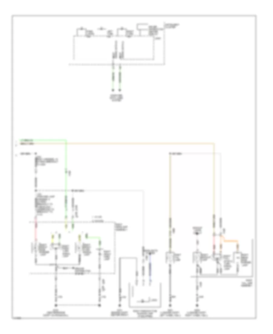 Exterior Lamps Wiring Diagram 3 of 3 for Chevrolet Impala Eco 2014
