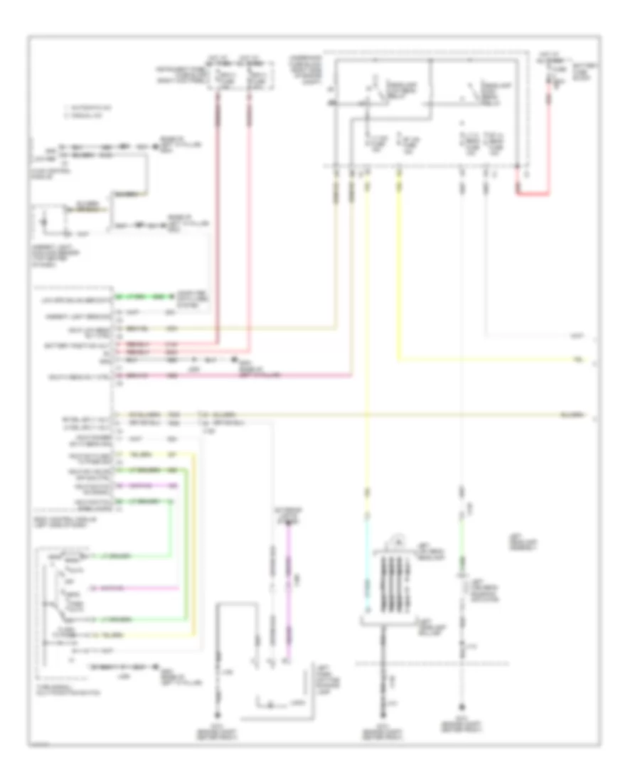Headlights Wiring Diagram with High Intensity Discharge 1 of 2 for Chevrolet Impala Eco 2014