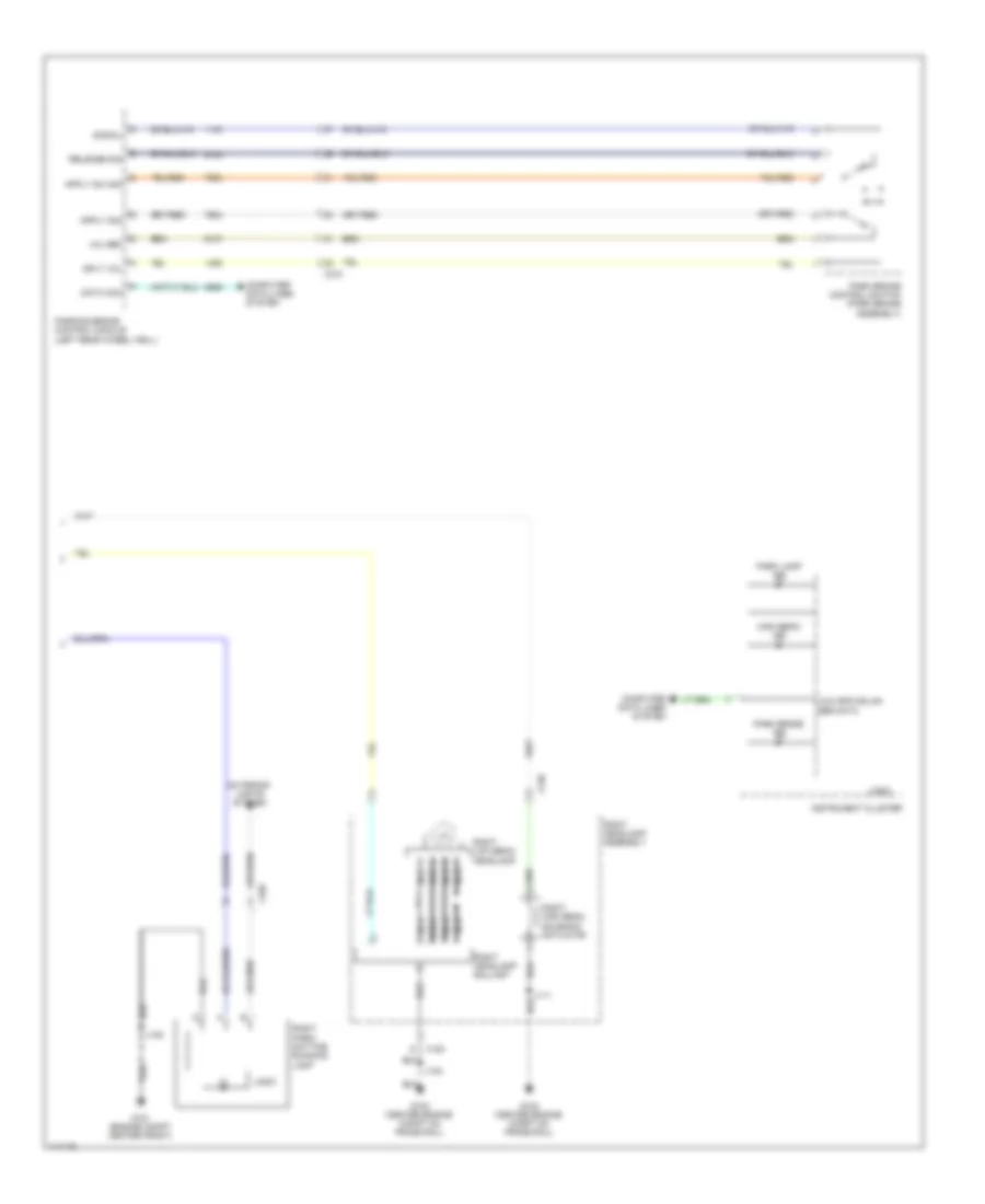 Headlights Wiring Diagram, with High Intensity Discharge (2 of 2) for Chevrolet Impala Eco 2014