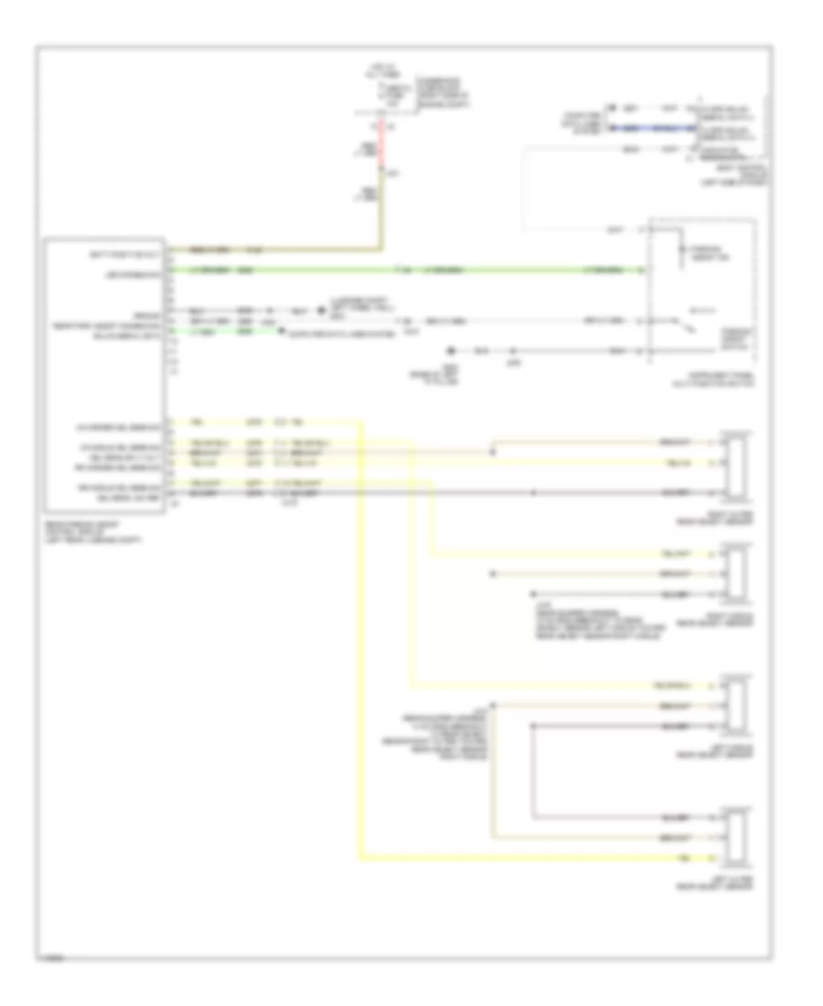 Parking Assistant Wiring Diagram for Chevrolet Impala Eco 2014