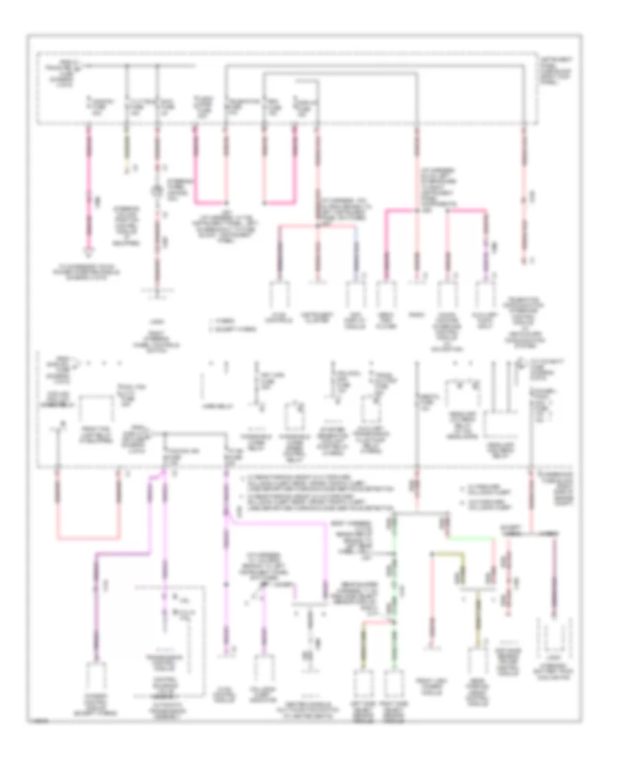 Power Distribution Wiring Diagram 5 of 6 for Chevrolet Impala Eco 2014