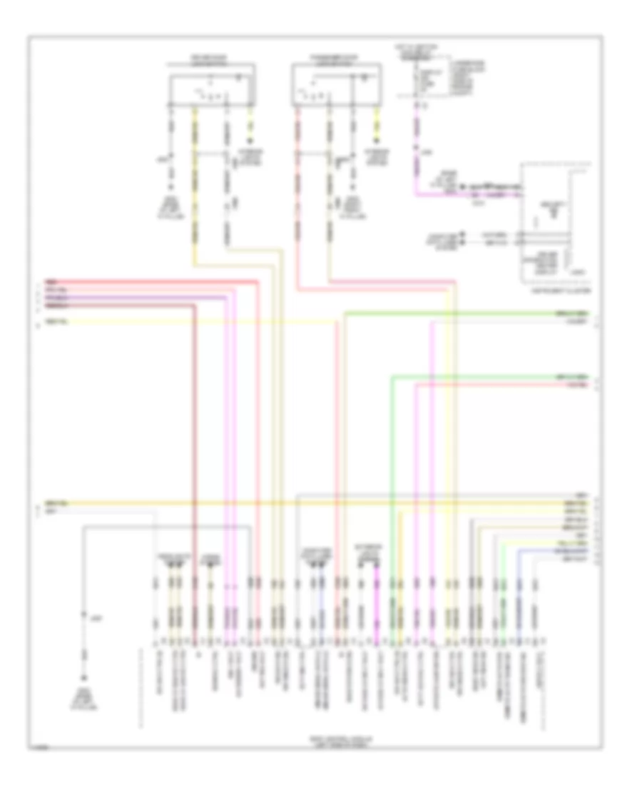 Power Door Locks Wiring Diagram, with Passive Keyless Entry (2 of 4) for Chevrolet Impala Eco 2014