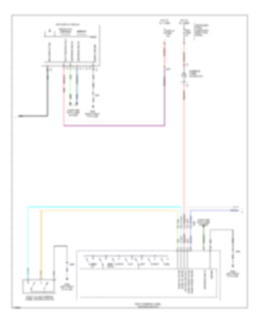Radio Wiring Diagram without Navigation 2 of 4 for Chevrolet Impala Eco 2014