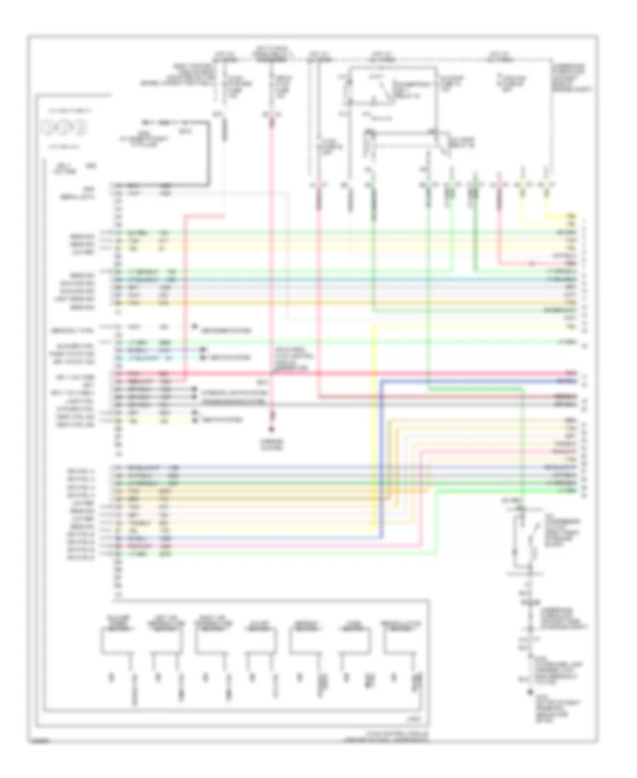 Automatic A C Wiring Diagram 1 of 2 for Chevrolet Corvette 2006