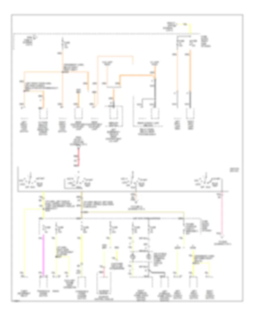 Power Distribution Wiring Diagram 3 of 4 for Chevrolet Lumina LS 1999