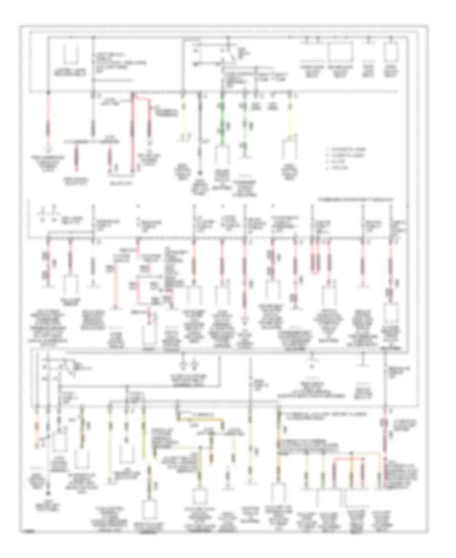 Power Distribution Wiring Diagram (4 of 5) for Chevrolet RV Cutaway G3500 2013