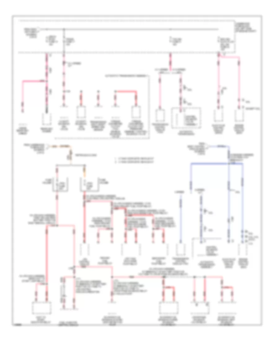Power Distribution Wiring Diagram 5 of 5 for Chevrolet RV Cutaway G2013 3500